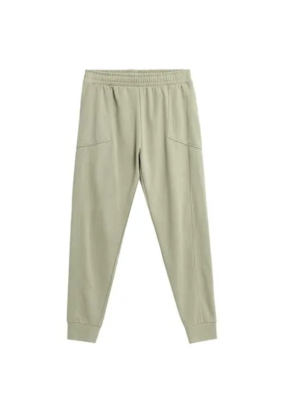 Pantaloni sport OTHSS23TTROM196 - talie elastica - doua buzunare - poliester/bumbac - verde