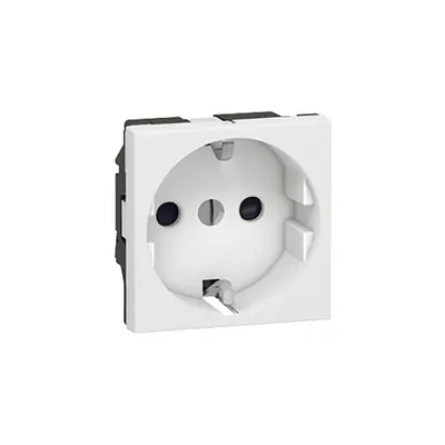 Multi-support single priza Mosaic -German standard - 2P+E special screw terminals -2 module