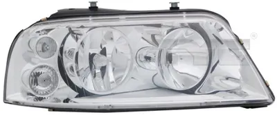 Far dreapta (H1 H7, reglaj electric, cu motoras, fundal cromat) VW SHARAN