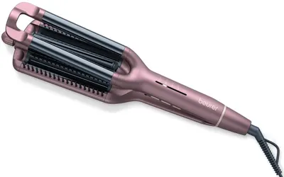 Placă de păr Beurer - HT 65 Wave styler, 210°C, ceramică, Rose Gold