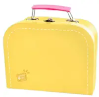 Cutie pentru jucării de pluș Studio Pets - Cu pașaport, 16 cm, galben