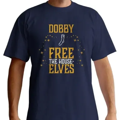 Tricou Harry Potter - Dobby Free the House-Elves - M