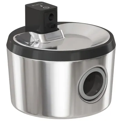 PawHut Fântână pentru pisici 4 L fără fir din oțel inoxidabil cu senzor de mișcare, 12 filtre, sistem dublu de filtrare, LED, Argintiu | Aosom Romania