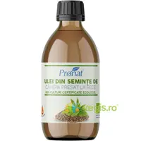 Ulei din Seminte de Canepa Presat la Rece Ecologic/Bio 250ml
