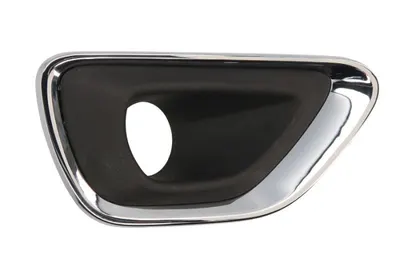 Grila bara Fata Dreapta cu orificii proiector ceata, plastic, crom negru potrivit JEEP GRAND CHEROKEE IV 07.13- 01.13-10.16