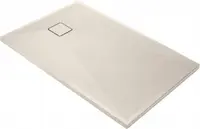 Cadita de dus dreptunghiulara, din granit, slim, bej, 100x90x3.6 cm, Deante Correo
