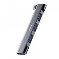 Hub USB-C Techsuit H13 ZenithDock, 4in1, Gri