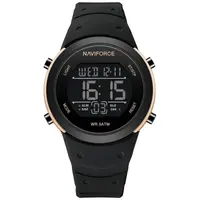Ceas Bărbați Naviforce 9246 Negru Auriu - Funcții Multiple, Design Sport, Calendar