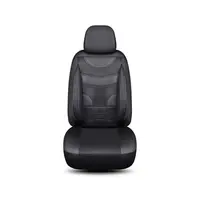Huse Auto Universale 11 Piese fractionate Negru cu Negru Compatibile Scaune Fata si Spate Cod: HNG1321-1