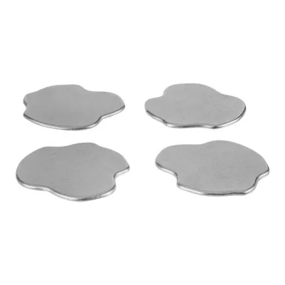 Coasters argintii 4 buc. din metal Plama – noo.ma