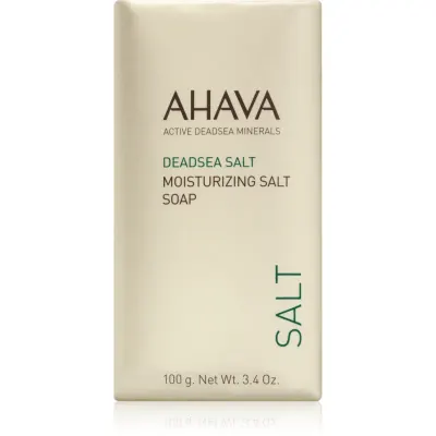 AHAVA Dead Sea Salt sapun hidratant cu sare din Marea Moarta 100 g