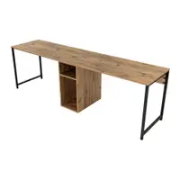Birou cu aspect de lemn de pin 60x240 cm Twin – Kalune Design