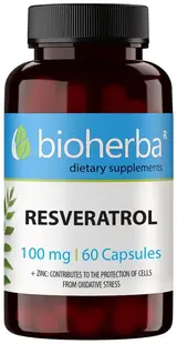 Resveratrol, 100 mg, 60 capsule, Bioherba