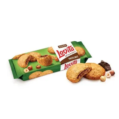 Biscuiți Lovita Soft Cream cu Cremă de Alune de Pădure, 127g – Pachet En-gros