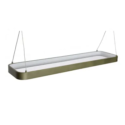 Lustră verde LED cu intensitate reglabilă Tube – Hübsch