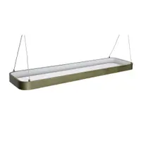 Lustră verde LED cu intensitate reglabilă Tube – Hübsch
