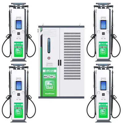Statie de incarcare Super Charger cu monetizare iHunt EV DC V5 480KW 8xCCS2 - Integrare iHuntEV