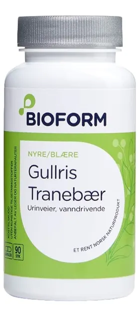 Gullris Tranebær Formula pentru tractul urinar, 90 capsule, Bioform