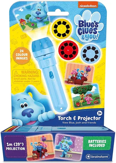 Jucarie Brainstorm - Lanterna cu reflector, Blue's Clues