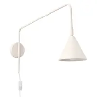 Aplică de perete crem cu alimentare la priză ø 14 cm Zylo – Sollux