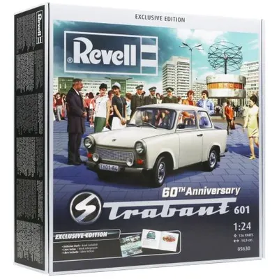 Macheta automobil Set aniversar 60 ani Trabant 601 Exclusive Edition Revell 1:24