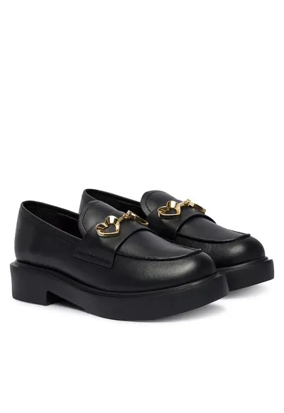 Mocasini dama piele naturala - culoare negru - JA10094G0NIA0000