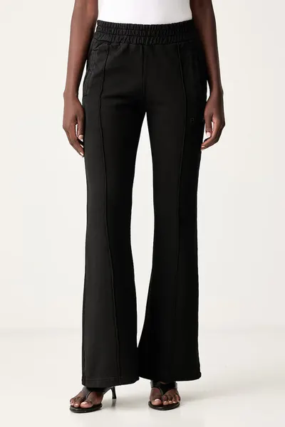 Pinko pantaloni evazați bell-bottom pentru femei din bumbac
