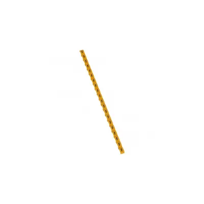 Eticheta Duplix - negru capital letter on yellow backgrotund - ''F''
