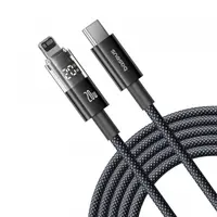 Cablu Date si Incarcare USB-C - Lightning Baseus Display 2, 20W, 1m, Negru P10382703121-00