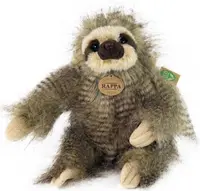 Jucărie de pluș Rappa Eco Friends - Leneș, 25 cm