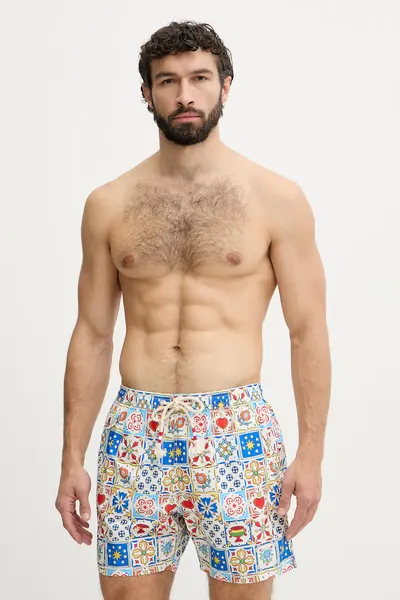 MC2 Saint Barth pantaloni scurți de baie bărbătești LIGHTING 70
