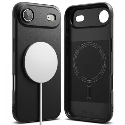 Husa MagSafe pentru Apple iPhone 17 Air, Ringke, Onyx, Neagra