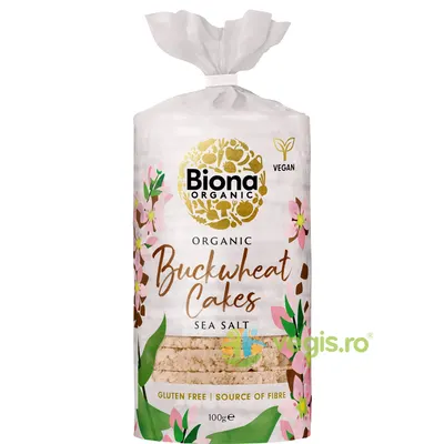 Rondele din Hrisca Expandata cu Sare Ecologice/Bio 100g