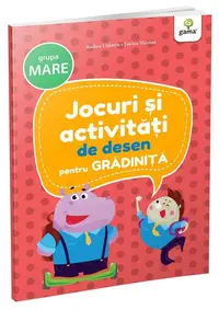 Jocuri și activități de desen - grupa mare - Paperback - ***