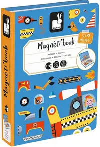 Carte magnetica pentru copii Janod- Vehicule