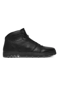Pantofi barbati - fermoar - negru - tesatura - Negru