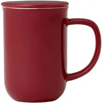 Ceașcă de ceai cu strecurătoare Viva Scandinavia - Minima Cranberry, 500 ml