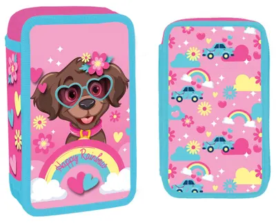 Neceser cu accesorii S. Cool Sweet Dog - 2 fermoare, 29 piese