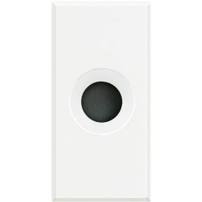 Iesire cablu Ø 9 mm - 1 modul - Axolute alb