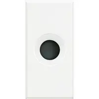 Iesire cablu Ø 9 mm - 1 modul - Axolute alb