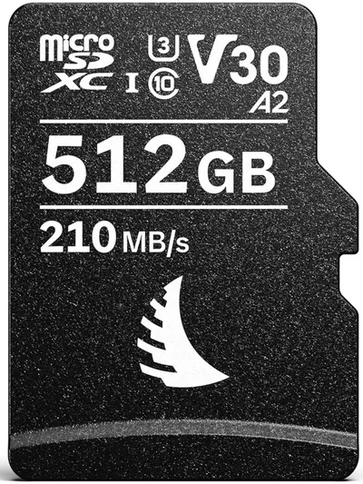 Card de memorie Angelbird - AV PRO microSD, 512GB, V30 MK2, negru