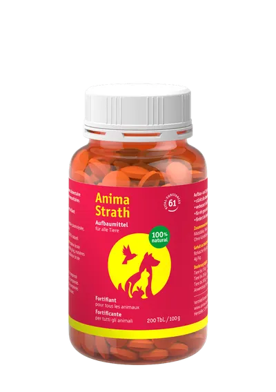 Nutraceutic natural pentru toate animalele Anima-Strath, 200 comprimate
