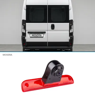 Cameră marșarier Fiat Ducato 2006-prezent - Single Dual pe stop AHD 1080P NTSC MOSERA