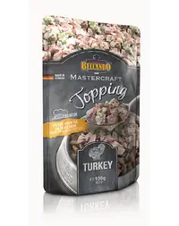 BELCANDO Mastercraft Topping Hrana umeda pentru cainia adulti, cu curcan si patrunjel 100 gr