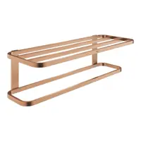 Suport prosop Grohe Selection 41066DL0, 600 mm, 4 suporti, montare pe perete, fixare ascunsa, mat, Warm Sunset