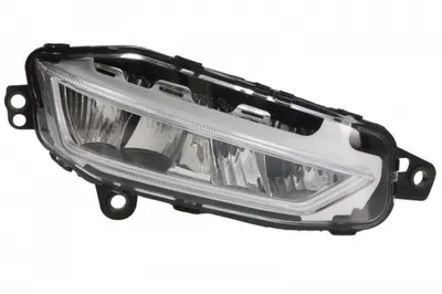 Proiector ceata dreapta (LED, rama argintie) 24V potrivit VOLVO FH III 02.20