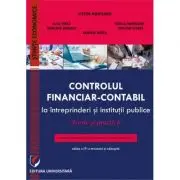 Controlul financiar-contabil la intreprinderi si institutii publice. Teorie si practica