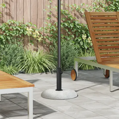 Gossi baza pentru parasol pentru stalpi de 37/42/52/58mm gri deschis beton 20 kg