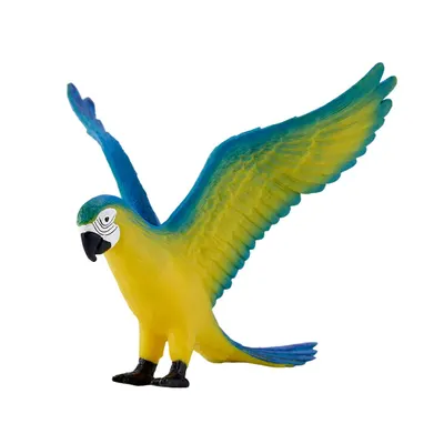 Figurina Mojo, Papagal Ara, Albastru