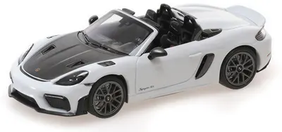 Model de colecție MINICHAMPS Modern: Mașini - Porsche Spyder RS, 2023, White W/Weissach Package